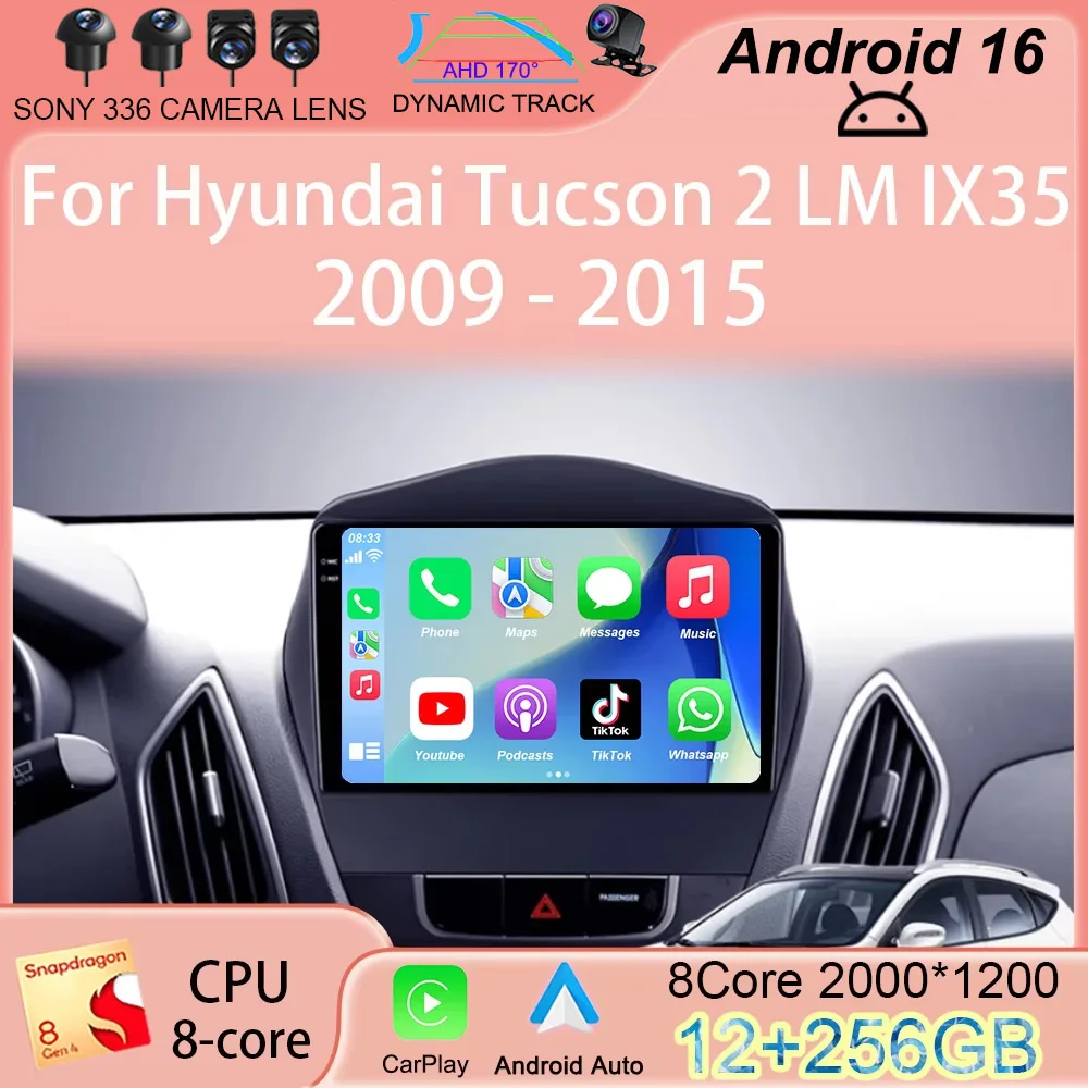 Автомагнитола Android 16 с Carplay, WIFI+4G для Hyundai Tucson 2 LM IX35 2009-2015, мультимедийный плеер, стереосистема с DSP
Автомагнитола Android 16 с Carplay, WIFI+4G для Hyundai Tucson 2 LM IX35 2009-2015, мультимедийный плеер, стереосистема с DSP