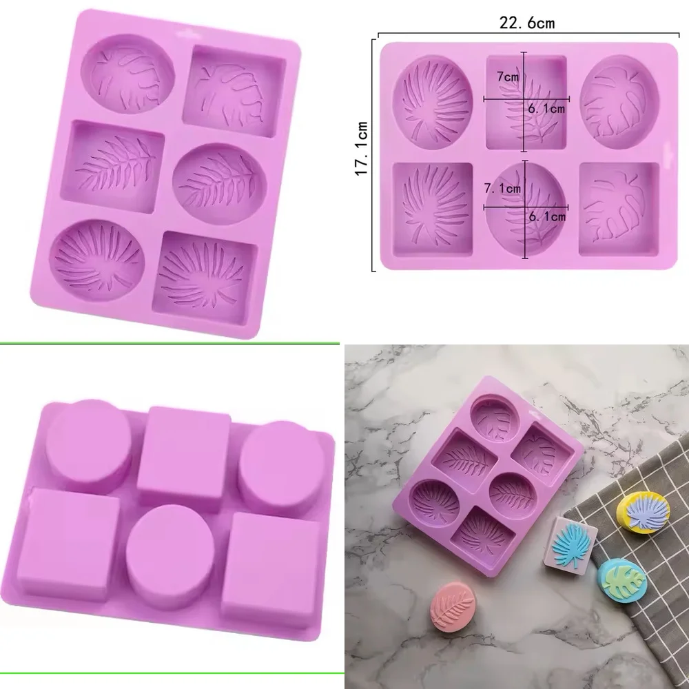 6 cavity silicone 3D leaf soap mold for handmade soap making craft supplies diy soap molds baking tools kitchen gadgets
6 cavity silicone 3D leaf soap mold for handmade soap making craft supplies diy soap molds baking tools kitchen gadgets