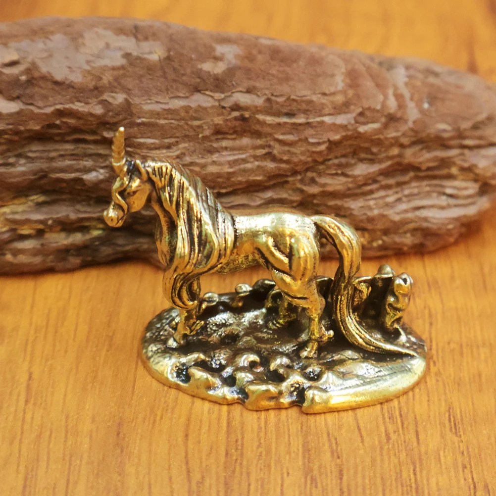 Brass Unicorn Figurine Mini Solid Animal Statue Home Decor Unique Handicraft Ornament Desktop Sculpture Vintage Metal Artwork
Brass Unicorn Figurine Mini Solid Animal Statue Home Decor Unique Handicraft Ornament Desktop Sculpture Vintage Metal Artwork