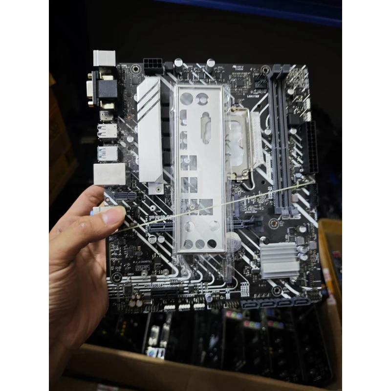 Used mATX Motherboard for ASUS PRIME H610M-A D4 LGA1700 Dual M.2 DDR4
Used mATX Motherboard for ASUS PRIME H610M-A D4 LGA1700 Dual M.2 DDR4