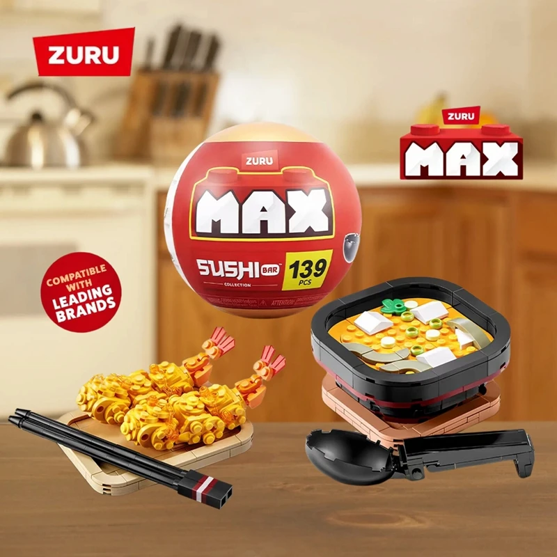 Genuine ZURU Max Premium Sushi Surprise Ball Food Building Blocks Blind Box Roe Sushi Anime Figure Mystery Box Model Ornament
Genuine ZURU Max Premium Sushi Surprise Ball Food Building Blocks Blind Box Roe Sushi Anime Figure Mystery Box Model Ornament