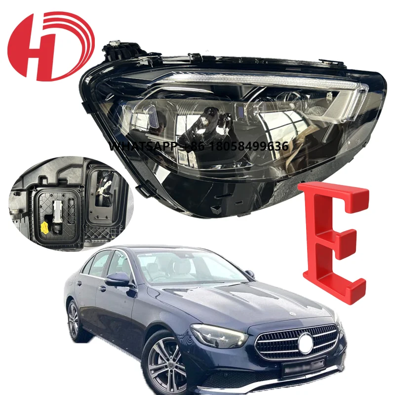 Auto Parts Led Headlight Assembly for 2021 2022 2023 W213 E260 E Class Head Lamps Car Led Headlight for Mercedes Benz E Class
Auto Parts Led Headlight Assembly for 2021 2022 2023 W213 E260 E Class Head Lamps Car Led Headlight for Mercedes Benz E Class