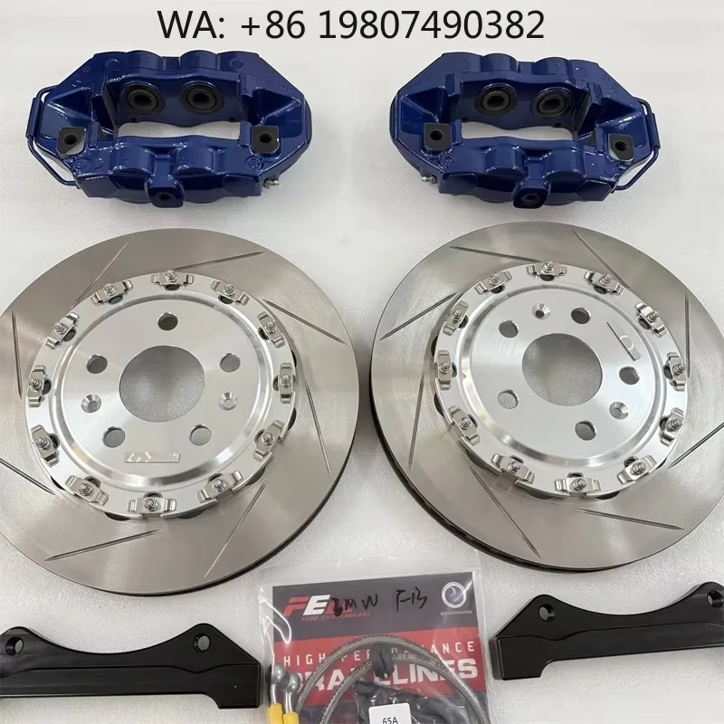6 Piston 355x32mm Disc Brake Kit High Performance Racing System For Compact Sports Car And Coupe Universal Modification Accessor
6 Piston 355x32mm Disc Brake Kit High Performance Racing System For Compact Sports Car And Coupe Universal Modification Accessor