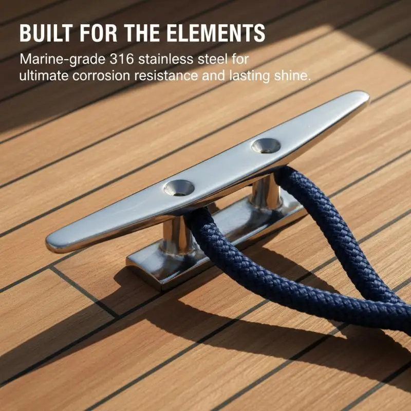 1Pc 4" 5" 6" Combo Mooring Cleat 2 Hole 316 Stainless Steel Polished Boat Cleats For Marine Boat Deck Rope Tie Yacht Hardware
1Pc 4" 5" 6" Combo Mooring Cleat 2 Hole 316 Stainless Steel Polished Boat Cleats For Marine Boat Deck Rope Tie Yacht Hardware