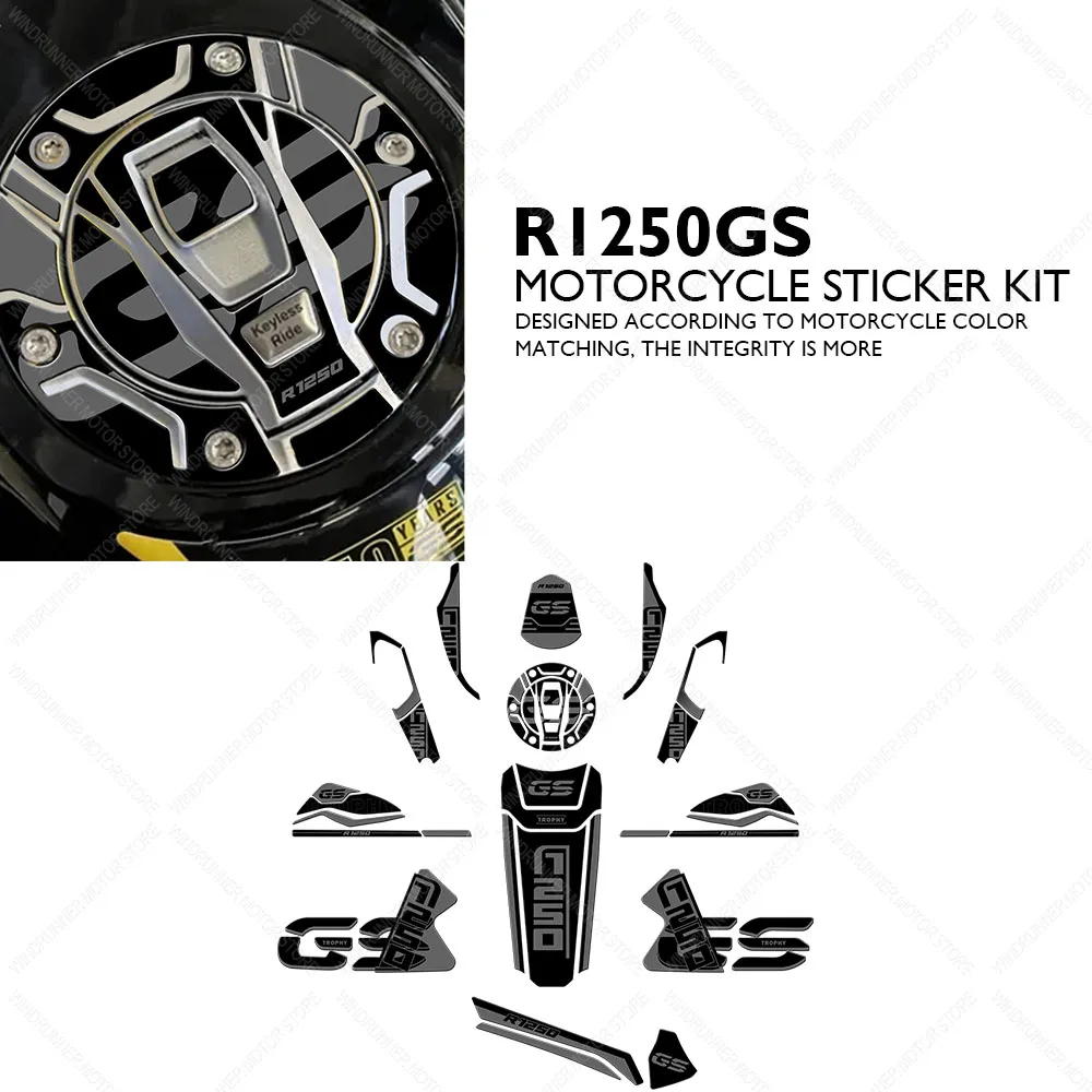 Motorcycle Accessories Waterproof Protective Tank Pad Stickers Kit 3D Epoxy Resin Protective Sticker For R1250 GS r1250gs
Motorcycle Accessories Waterproof Protective Tank Pad Stickers Kit 3D Epoxy Resin Protective Sticker For R1250 GS r1250gs