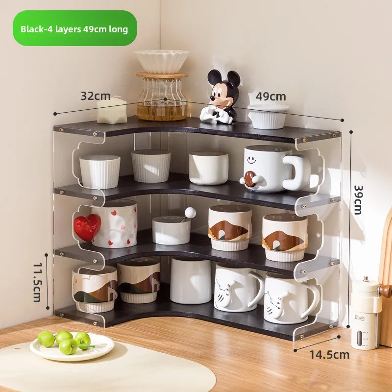 Durable Storage rack, water cup corner rack, desktop corner side cabinet, tea cup placement cabinet, table corner finishing rack
Durable Storage rack, water cup corner rack, desktop corner side cabinet, tea cup placement cabinet, table corner finishing rack