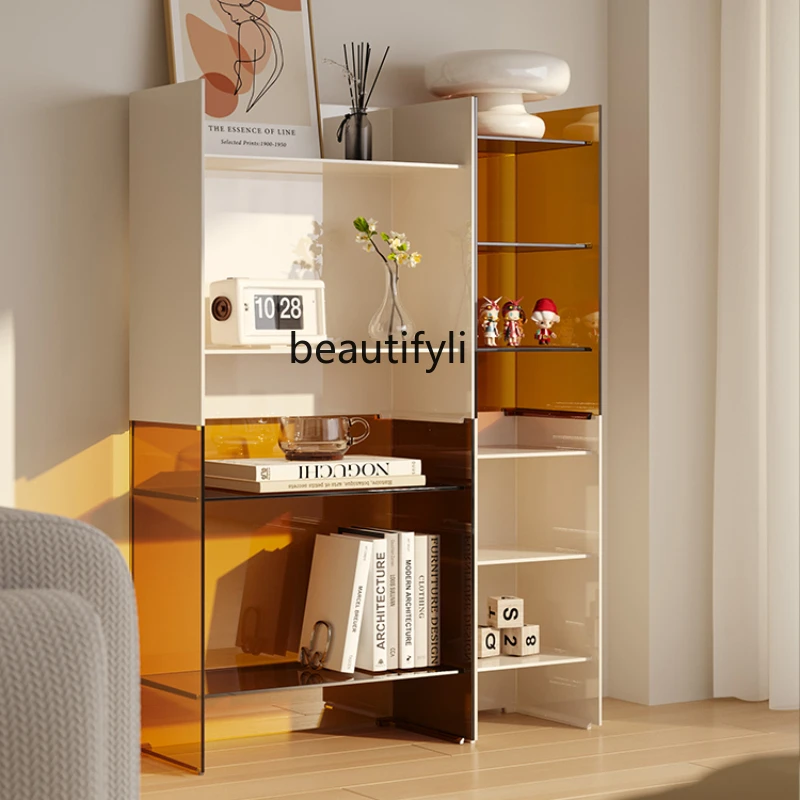Transparent Shelf Floor Living Room Sofa Side Cabinet Bedroom Acrylic Storage Cabinet Clothing Store Display Cabinet
Transparent Shelf Floor Living Room Sofa Side Cabinet Bedroom Acrylic Storage Cabinet Clothing Store Display Cabinet