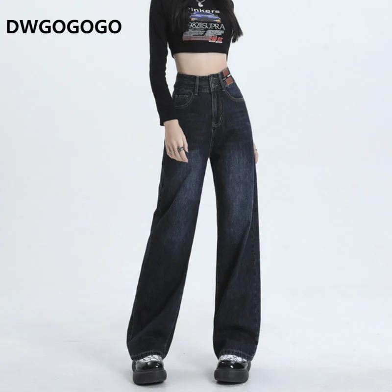 Women's Jeans Baggy Vintage Straight High Waist Jeans Korean Fashion Streetwear Casual Pants Femme Wide Leg Mom Denim Trouser
Women's Jeans Baggy Vintage Straight High Waist Jeans Korean Fashion Streetwear Casual Pants Femme Wide Leg Mom Denim Trouser