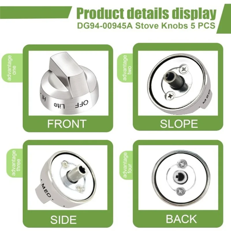 B03C-DG94-00945A Oven Knob Replacement Parts,Range Stove Knobs Replacement For Models: NX58H9500WS, NX58H9950WS 5Pcs
B03C-DG94-00945A Oven Knob Replacement Parts,Range Stove Knobs Replacement For Models: NX58H9500WS, NX58H9950WS 5Pcs