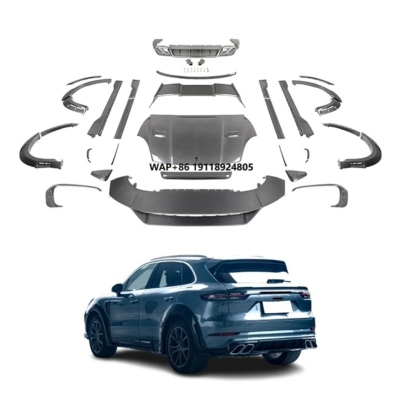 Car Modification Front Bumper Front Lip Rear Bumper Rear Lip Body Kit MSY Carbon Fiber for 2018-2023 Cayenne Turbo
Car Modification Front Bumper Front Lip Rear Bumper Rear Lip Body Kit MSY Carbon Fiber for 2018-2023 Cayenne Turbo