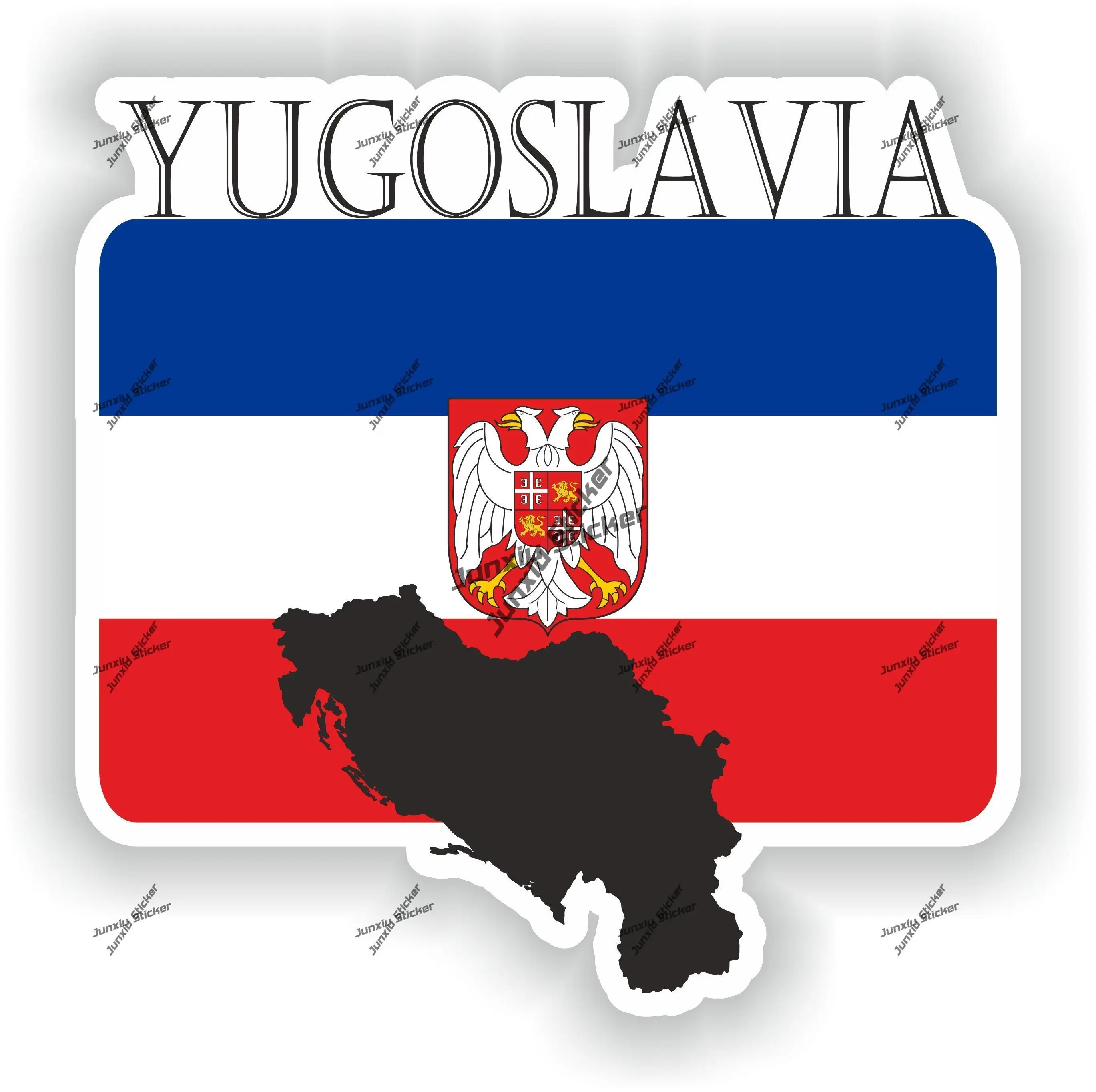 Yugoslavia Sticker Coat of Arms of Yugoslavia Flag with Graphical Outline Waterproof Decor for SUV Window Car The Whole Body
Yugoslavia Sticker Coat of Arms of Yugoslavia Flag with Graphical Outline Waterproof Decor for SUV Window Car The Whole Body