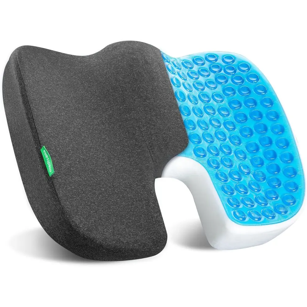Wheelchair Cushion for Pain Relief, Tailbone, Sciatica, Back & Hip Support, Ergonomic Office Seat for Seniors and Adults
Wheelchair Cushion for Pain Relief, Tailbone, Sciatica, Back & Hip Support, Ergonomic Office Seat for Seniors and Adults