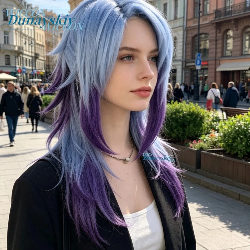 Blue To Purple Gradient Fashion Single Akali Star Guardian New Wigs Ponytail Wigs Y2K Synthetic Hair Cos Anime Game Lolo Cosplay
Blue To Purple Gradient Fashion Single Akali Star Guardian New Wigs Ponytail Wigs Y2K Synthetic Hair Cos Anime Game Lolo Cosplay
