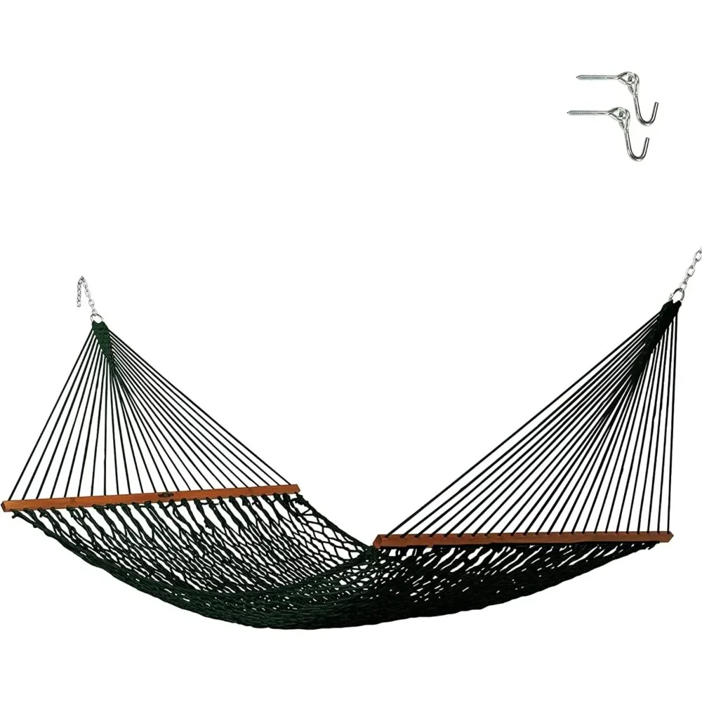 14DCG Deluxe Green DURACORD Rope Hammock with Free Extension Chains & Tree Hooks, Handcrafted in The USA
14DCG Deluxe Green DURACORD Rope Hammock with Free Extension Chains & Tree Hooks, Handcrafted in The USA