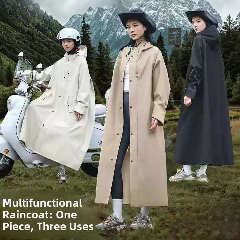 Women's Long Version Bike Riding Raincoat Full Body Waterproof Adult Outerwear Raincoat Single Person Use
Women's Long Version Bike Riding Raincoat Full Body Waterproof Adult Outerwear Raincoat Single Person Use