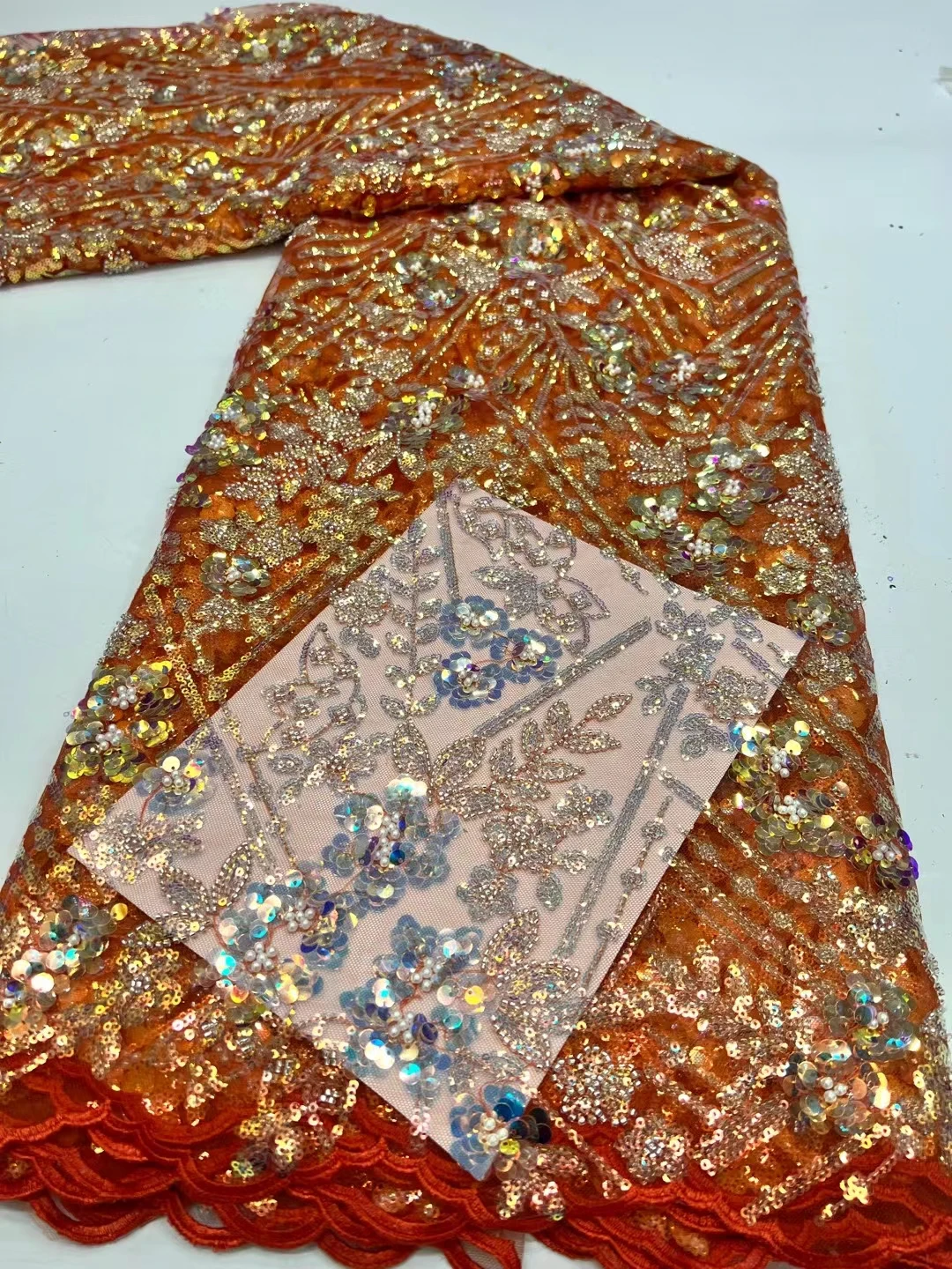 High Quality Shiny Sequins French Tulle Lace Fabric With Tube Beads 2023 Embroidery French Net Lace For Party Wedding LHD23154
High Quality Shiny Sequins French Tulle Lace Fabric With Tube Beads 2023 Embroidery French Net Lace For Party Wedding LHD23154