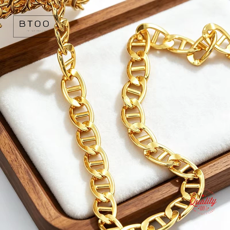 Anchor Chain 5mm Width Gold Filled Mariner Chain For Jewelry Making Unfinished Chain Necklace Bracelet 14K Gold Filled
Anchor Chain 5mm Width Gold Filled Mariner Chain For Jewelry Making Unfinished Chain Necklace Bracelet 14K Gold Filled