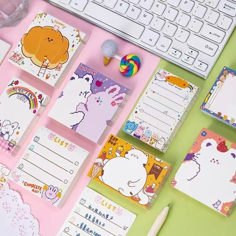 Office School Supplies Cute Pet Party Series Korean Cartoon Portable Removable Memo Book 100 Sheets in 8 Styles Kawai Stationery
Office School Supplies Cute Pet Party Series Korean Cartoon Portable Removable Memo Book 100 Sheets in 8 Styles Kawai Stationery