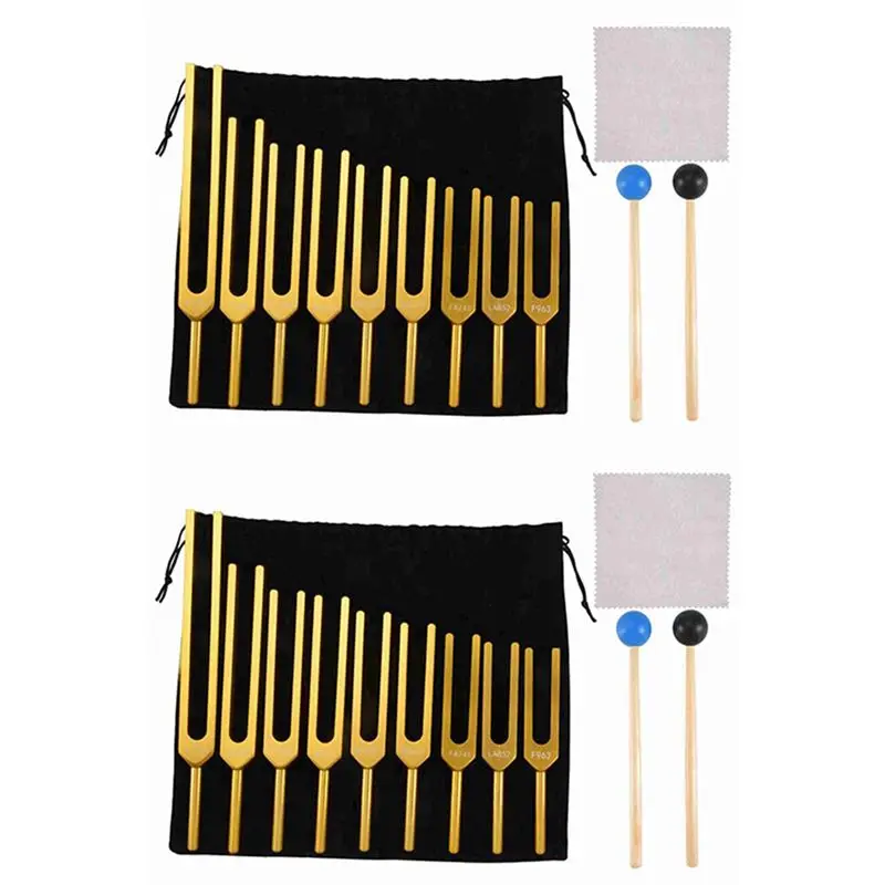 【SPECIAL】2X Tuning Fork Set - 18 Tuning Forks For Healing Chakra,Sound Therapy,Keep Body,Mind And Spirit In Perfect Harmony- Gol
【SPECIAL】2X Tuning Fork Set - 18 Tuning Forks For Healing Chakra,Sound Therapy,Keep Body,Mind And Spirit In Perfect Harmony- Gol