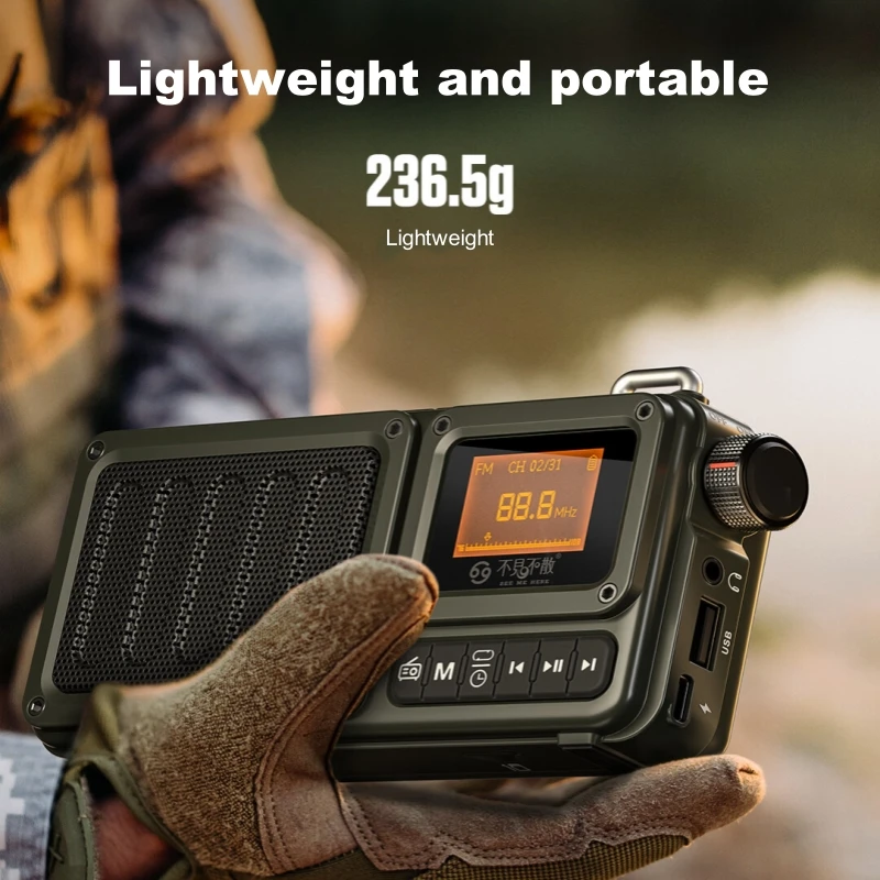 NEW FM Stereo Radio, Lossless Music,TF Card MP3 Bluetooth Playerw with Flashlight Function Small Hi-Fi Subwoofer Speakers
NEW FM Stereo Radio, Lossless Music,TF Card MP3 Bluetooth Playerw with Flashlight Function Small Hi-Fi Subwoofer Speakers