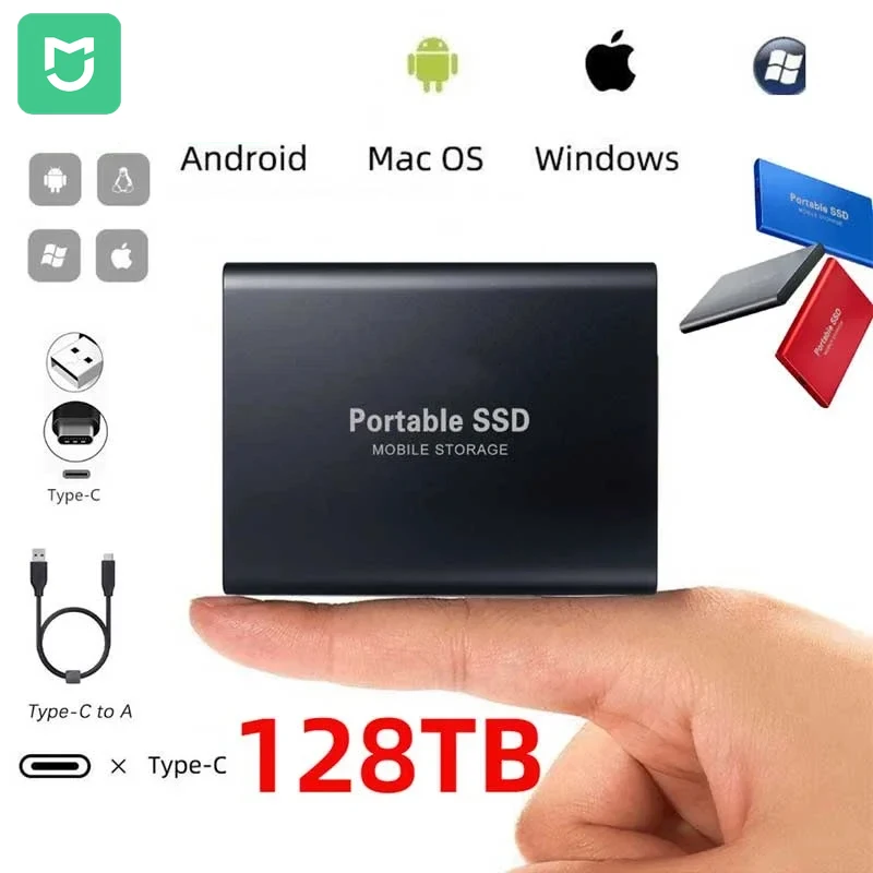 Mijia New Portable 4TB 16TB External Hard Drive Type-C USB 3.0 High Speed 8TB External Storage Hard Disks For Laptops
Mijia New Portable 4TB 16TB External Hard Drive Type-C USB 3.0 High Speed 8TB External Storage Hard Disks For Laptops