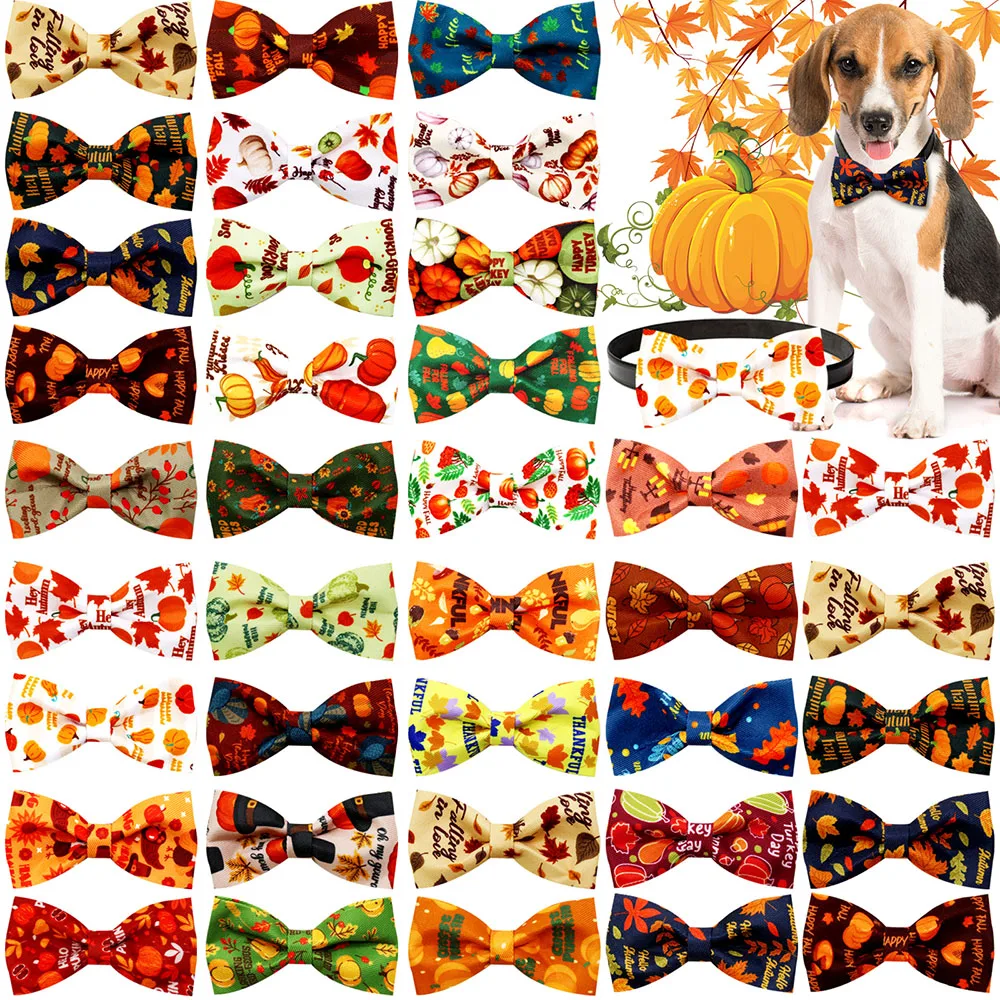 10PCS Thanksgiving Dog Bow Ties With Elastic Bands Removable Pet Collars Neckties For Dogs Pet Bowties Dog Grooming Accessories
10PCS Thanksgiving Dog Bow Ties With Elastic Bands Removable Pet Collars Neckties For Dogs Pet Bowties Dog Grooming Accessories