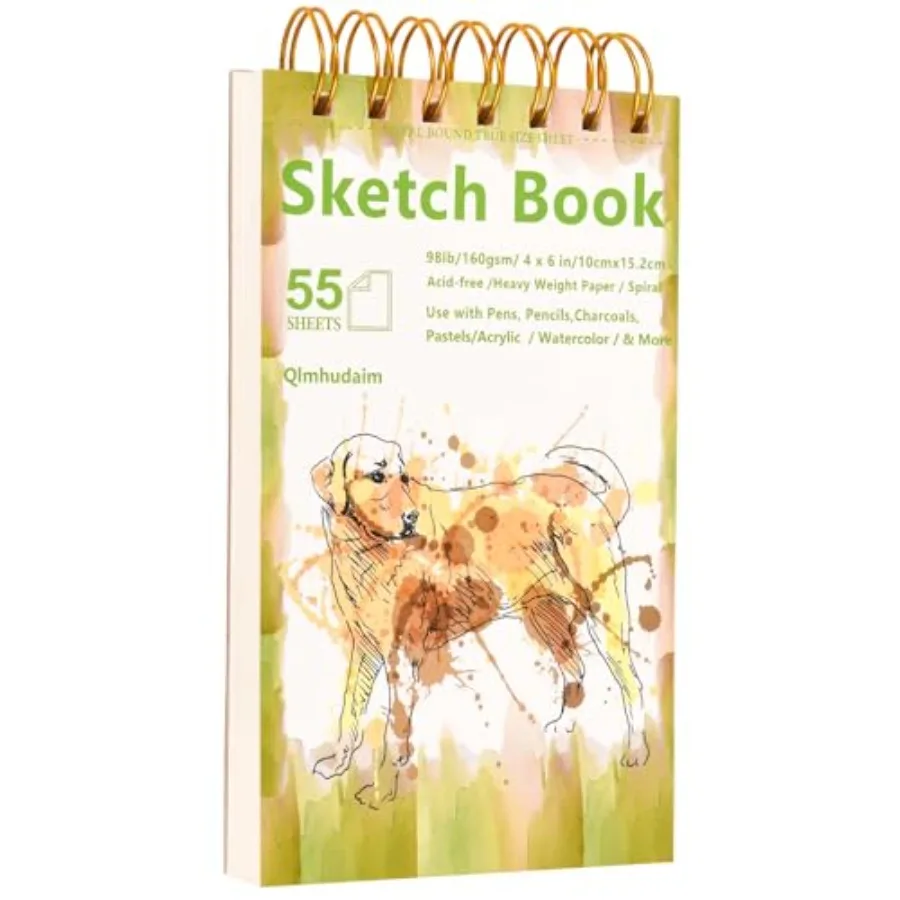 Travel Sketchbook Small Sketchbook with Tear Line, Sheets 98lb/10g for Watercolor and Quick Sketchg Sketch Book for,Adults and
Travel Sketchbook Small Sketchbook with Tear Line, Sheets 98lb/10g for Watercolor and Quick Sketchg Sketch Book for,Adults and