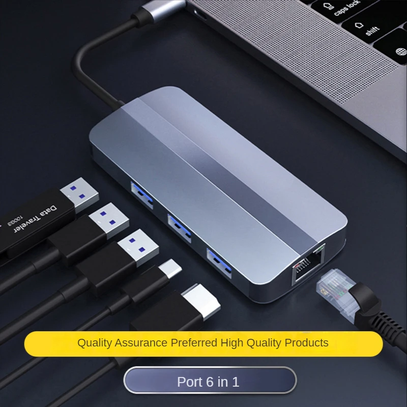 USB HUB 3.0 Type-C Docking Station to Gigabit Network Port PD Fast Charging 6 in 1 Docking Station Xiaomi Lenovo Macbook Pro
USB HUB 3.0 Type-C Docking Station to Gigabit Network Port PD Fast Charging 6 in 1 Docking Station Xiaomi Lenovo Macbook Pro