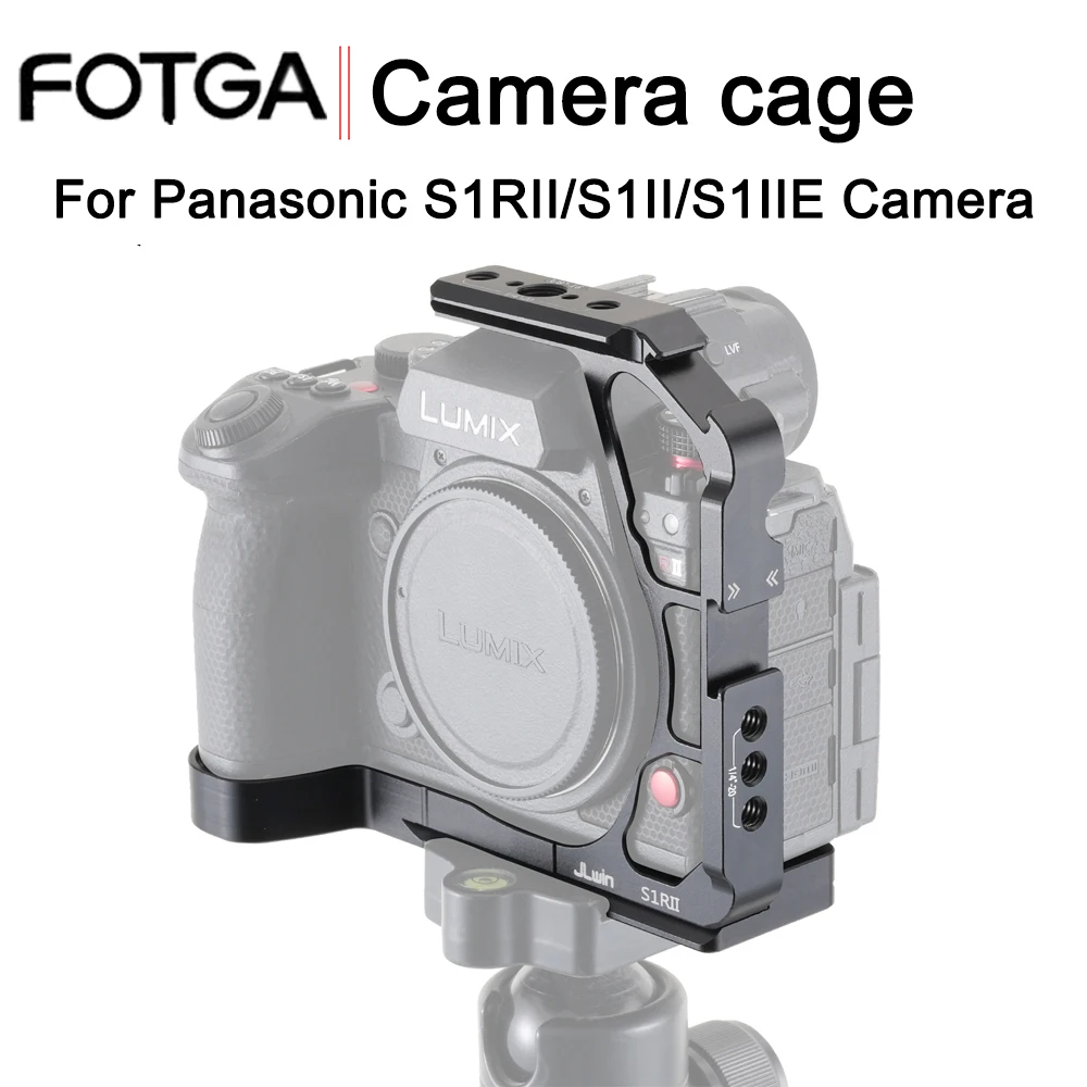 FOTGA Camera Cage For Panasonic LUMIX S1RII/S1II/S1IIE Rabbit Cage Camera Rig Vedio Photography Accessories Handle Locating Hole
FOTGA Camera Cage For Panasonic LUMIX S1RII/S1II/S1IIE Rabbit Cage Camera Rig Vedio Photography Accessories Handle Locating Hole