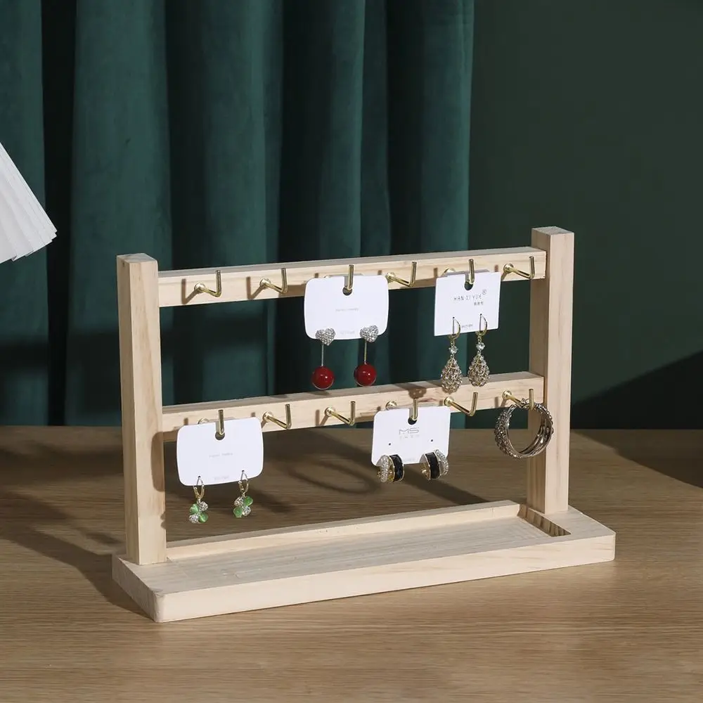 Showcase Wooden Necklaces Easel with Hooks Removable Jewelry Collection Rack Solid Wood Earrings Jewelry Hanging
Showcase Wooden Necklaces Easel with Hooks Removable Jewelry Collection Rack Solid Wood Earrings Jewelry Hanging