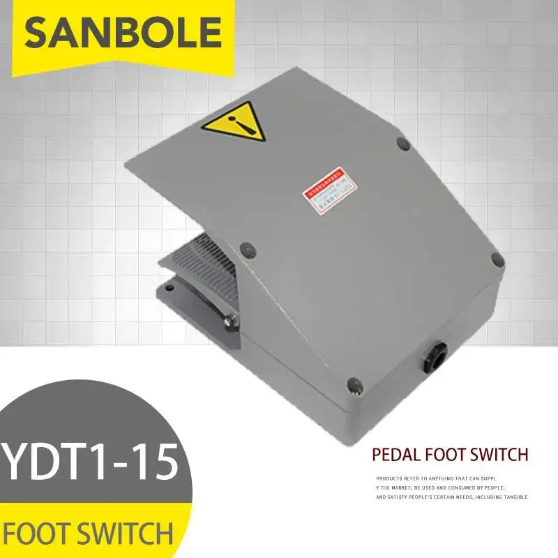 YDT1-15 Double Tread 2NO 2NC Feet Pedal Foot Switch Silver Contact Aluminum Shell Control Four Way Circuit
YDT1-15 Double Tread 2NO 2NC Feet Pedal Foot Switch Silver Contact Aluminum Shell Control Four Way Circuit