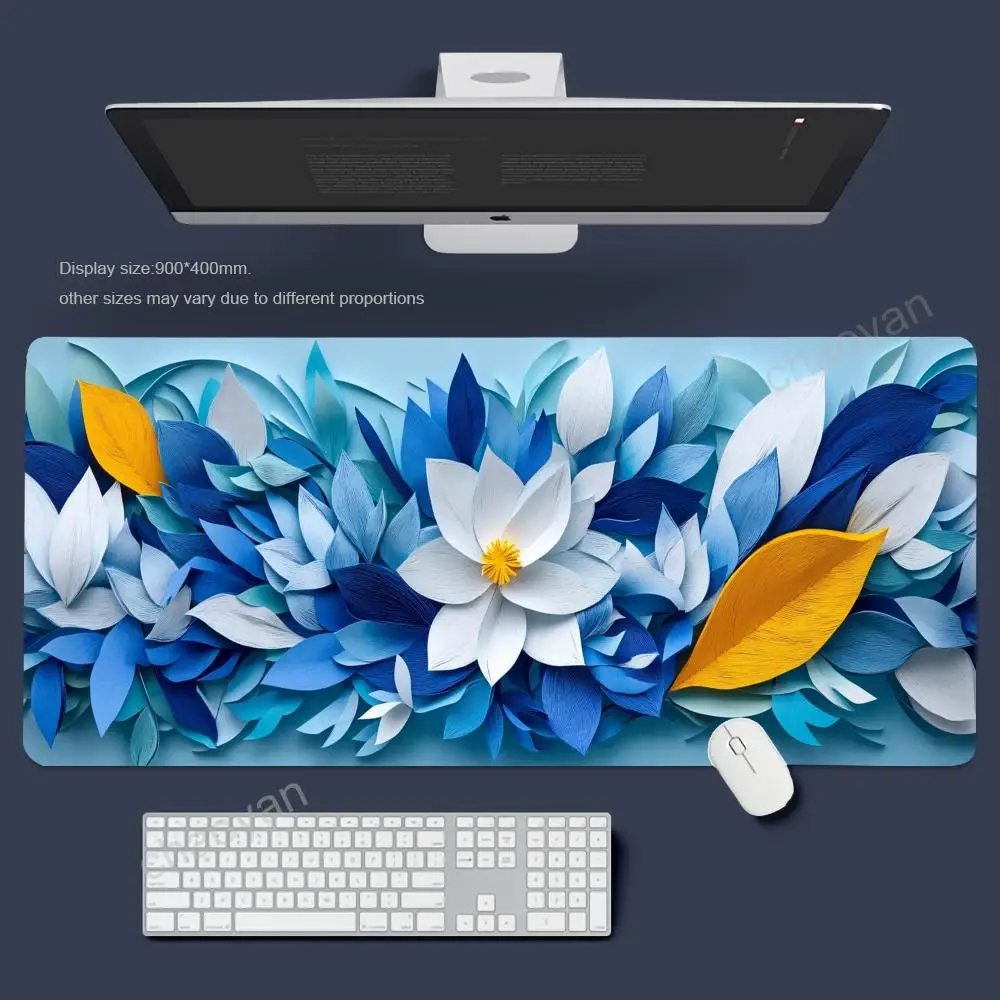 Blue and white carpet mouse Pad Large MousePad XXL Gaming Rubber Lock Desk playmat Mat phone Computer Gamers work office
Blue and white carpet mouse Pad Large MousePad XXL Gaming Rubber Lock Desk playmat Mat phone Computer Gamers work office