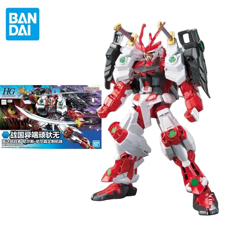 Bandai Original GUNDAM HG BF 1/144 Аниме Sengoku Astray Gundam Фигурка в сборе, модель игрушки, коллекционные подарки для детей
Bandai Original GUNDAM HG BF 1/144 Аниме Sengoku Astray Gundam Фигурка в сборе, модель игрушки, коллекционные подарки для детей