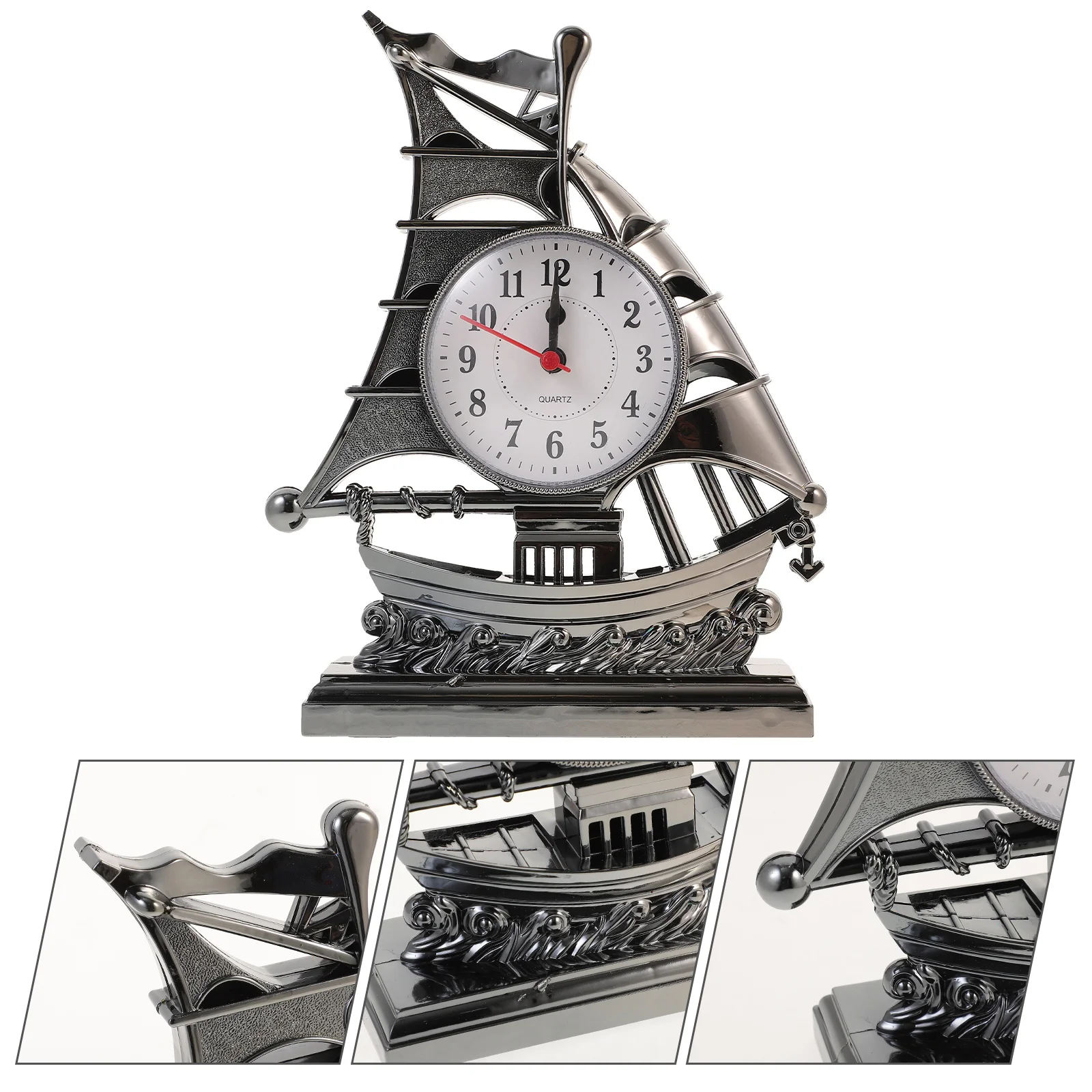 Sailing Alarm Clock Fashion Creative Student Bedside Home Living Room Bedroom Kitchen Black Desktop Plastic Ship Digital
Sailing Alarm Clock Fashion Creative Student Bedside Home Living Room Bedroom Kitchen Black Desktop Plastic Ship Digital