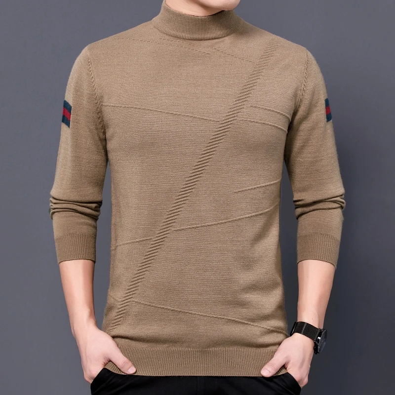 2022 Autumn and Winter Knitted Sweater Men Luxury Long Sleeve Turtleneck Jacquard Male Sweaters Korean Fashion Clothing 4XL
2022 Autumn and Winter Knitted Sweater Men Luxury Long Sleeve Turtleneck Jacquard Male Sweaters Korean Fashion Clothing 4XL