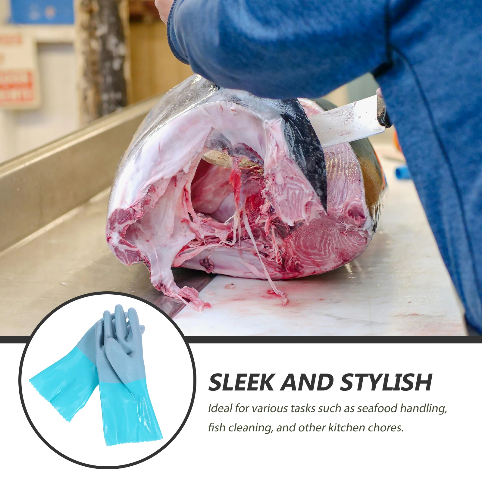 Fish Handling Gloves Rubber Anti-Slip Puncture Resistant Heavy Duty Men Fishing Saltwater Aquarium Tank Cleaning Kitchen Sea
Fish Handling Gloves Rubber Anti-Slip Puncture Resistant Heavy Duty Men Fishing Saltwater Aquarium Tank Cleaning Kitchen Sea