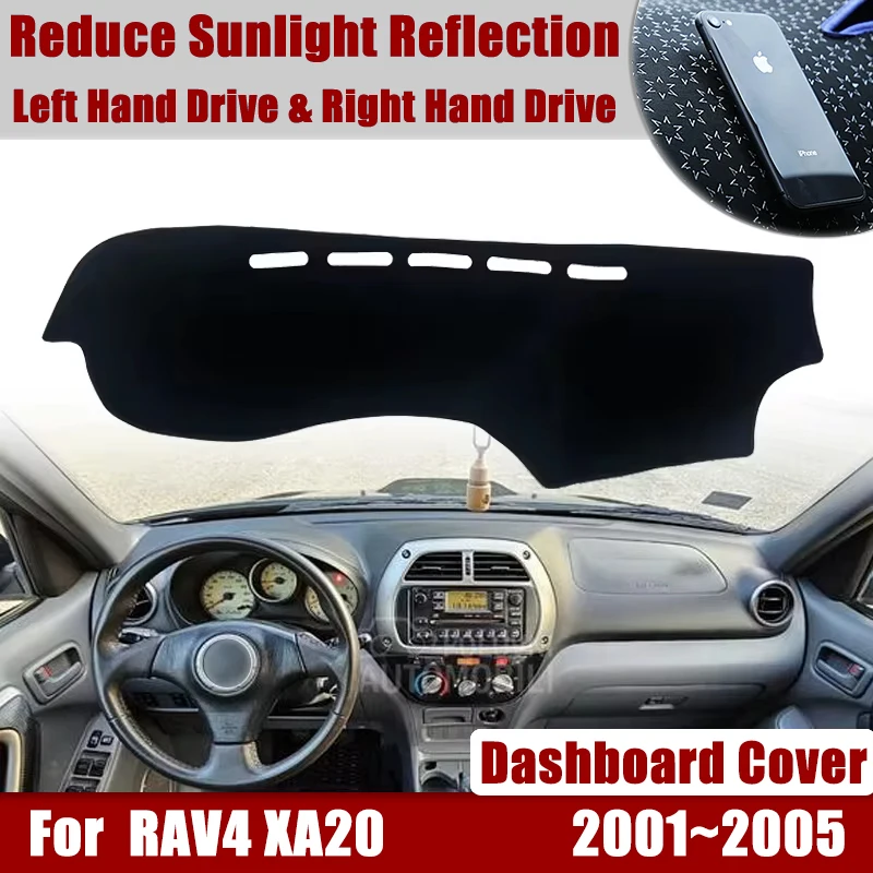 Car Dashboard Cover Pad for Toyota RAV4 XA20 Accessories 2001~2005 Anti-Slip Mats Dashboard Cover Protection Interiores Parts
Car Dashboard Cover Pad for Toyota RAV4 XA20 Accessories 2001~2005 Anti-Slip Mats Dashboard Cover Protection Interiores Parts
