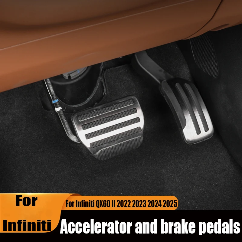 For Infiniti QX60 II 2022 2023 2024 2025 modified accelerator brake anti-skid pedal automotive interior decoration products
For Infiniti QX60 II 2022 2023 2024 2025 modified accelerator brake anti-skid pedal automotive interior decoration products