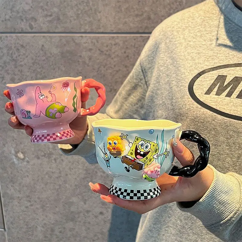 Kawaii productos Miniso SpongeBob Mugs Girls Ceramic Water Household Milk Mugs Coffee Mugs Birthday Gifts For Girls Students
Kawaii productos Miniso SpongeBob Mugs Girls Ceramic Water Household Milk Mugs Coffee Mugs Birthday Gifts For Girls Students
