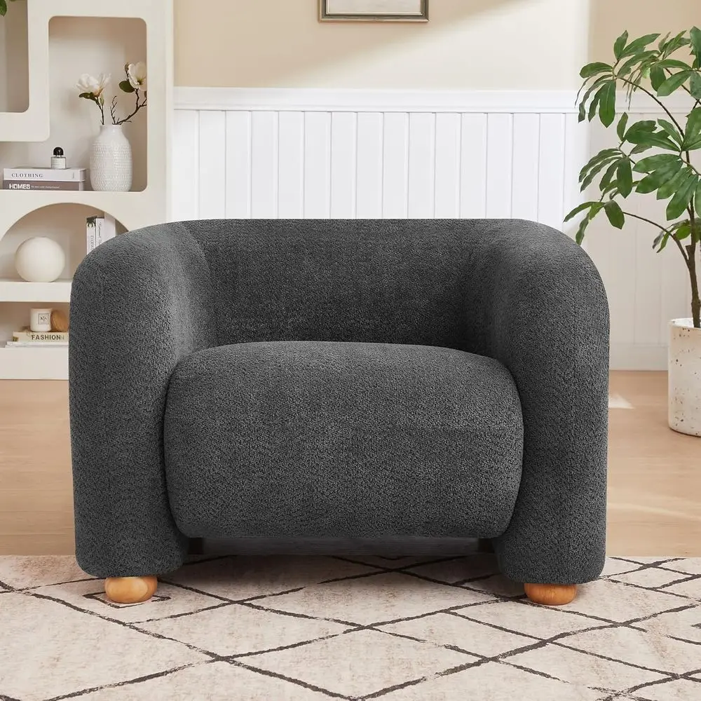 Oversized Grey Accent Chair for Living Room or Bedroom - Comfortable and Stylish
Oversized Grey Accent Chair for Living Room or Bedroom - Comfortable and Stylish