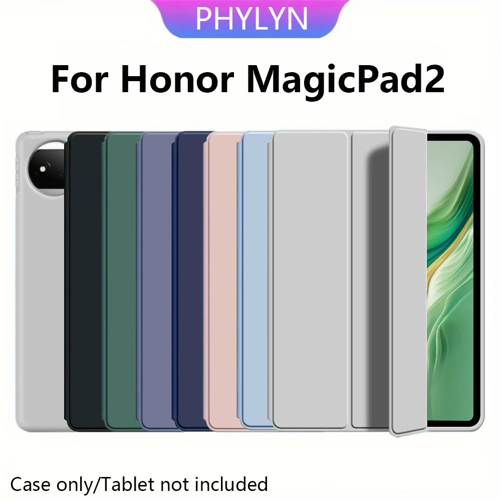 Чехол для Honor Magicpad 2 12.3 дюйма, умный чехол-подставка с тройным сложением, держателем для стилуса и мягкой задней панелью из TPU, функцией автоматического включения и выключения экрана.
Чехол для Honor Magicpad 2 12.3 дюйма, умный чехол-подставка с тройным сложением, держателем для стилуса и мягкой задней панелью из TPU, функцией автоматического включения и выключения экрана.