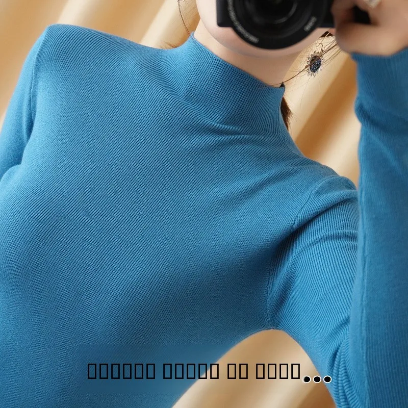 Женская модная полуводолазка из антипиллинговой шерсти, облегающая, с длинным рукавом, для весеннего базового гардероба и повседневной носки
Женская модная полуводолазка из антипиллинговой шерсти, облегающая, с длинным рукавом, для весеннего базового гардероба и повседневной носки