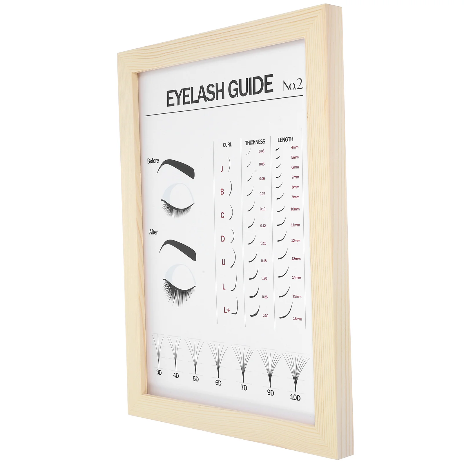 Stylish Eyelash Display Board for Extension Diagram Poster and Beauty Salon Art Decoration Eyelash Extension Diagram Poster
Stylish Eyelash Display Board for Extension Diagram Poster and Beauty Salon Art Decoration Eyelash Extension Diagram Poster