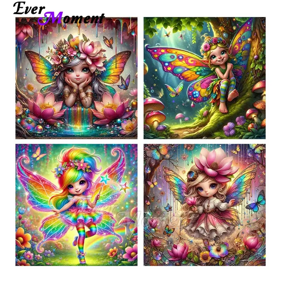 Fairy with Colorful Wings Beautiful Flowers Butterfly Diamond Painting Landscape Diamond Embroidery Rhinestone Painting ASF3069
Fairy with Colorful Wings Beautiful Flowers Butterfly Diamond Painting Landscape Diamond Embroidery Rhinestone Painting ASF3069