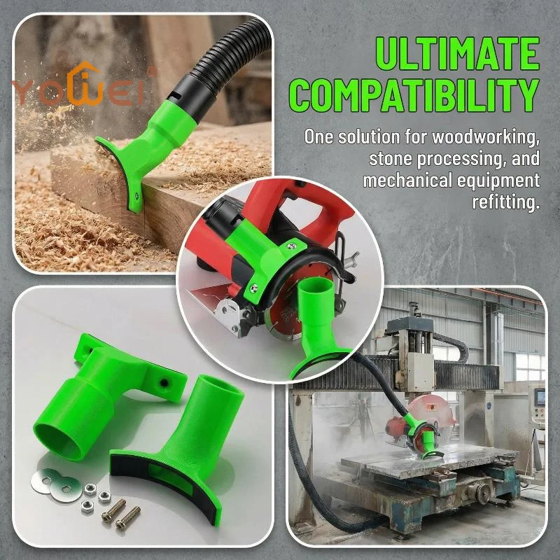 Angle Grinder Dust Extractor Adapter Double-Port Collector Fitting Tool-Free Dust Adapter For Circular Jigsaw Router Sander
Angle Grinder Dust Extractor Adapter Double-Port Collector Fitting Tool-Free Dust Adapter For Circular Jigsaw Router Sander