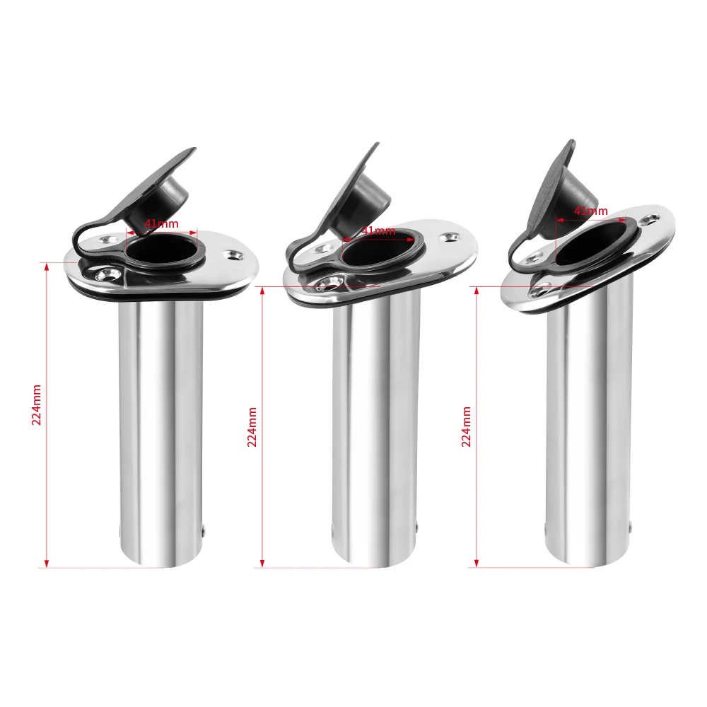 Держатель удочки из нержавеющей стали для лодки, крепление для скрытого монтажа 15/30/90 градусов с крышкой из ПВХ, внутренней трубкой и прокладкой.
Держатель удочки из нержавеющей стали для лодки, крепление для скрытого монтажа 15/30/90 градусов с крышкой из ПВХ, внутренней трубкой и прокладкой.