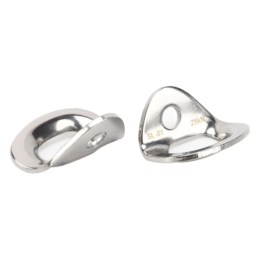 2 Pcs Stainless Steel Climbing Bolt Hanger 25kN Large Bearing Capacity Rock Climbing Hanger Climbing Holds Bolt Hanger 
2 Pcs Stainless Steel Climbing Bolt Hanger 25kN Large Bearing Capacity Rock Climbing Hanger Climbing Holds Bolt Hanger
