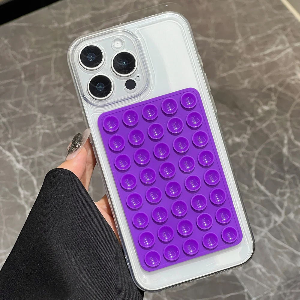 Candy Color Silicone Suction Cup Phone Case For iPhone 16 Pro Case for iPhone 11 15 13 12 14 Pro Max 16e 7 8 Plus SE Clear Cover
Candy Color Silicone Suction Cup Phone Case For iPhone 16 Pro Case for iPhone 11 15 13 12 14 Pro Max 16e 7 8 Plus SE Clear Cover