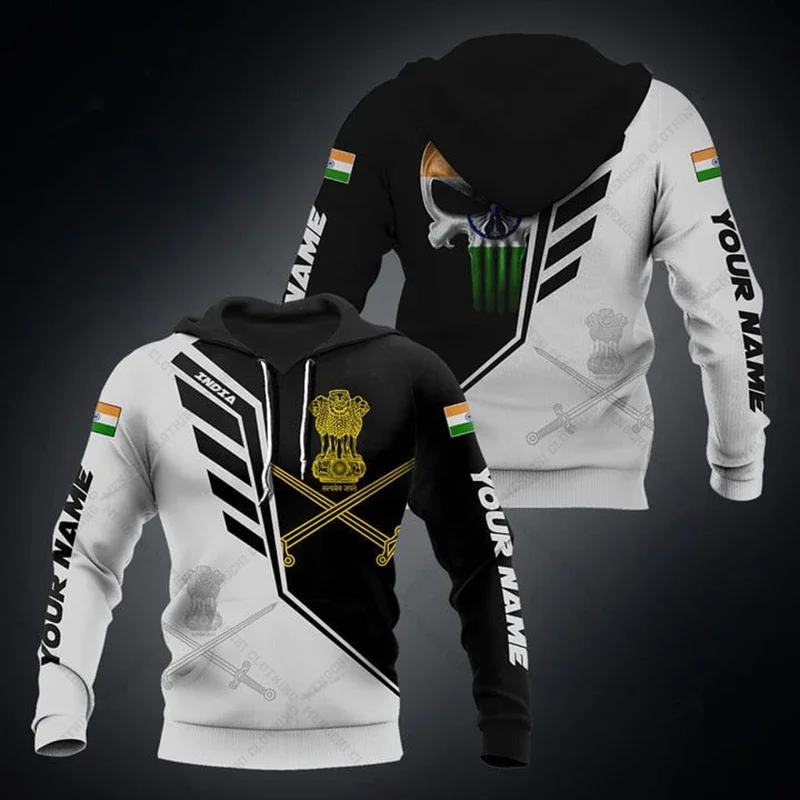 Customized India Camo Skull Pattern Hoodies For Men and Women Loose Fashion Sweatshirts Casual Clothing Oversized Streetwear
Customized India Camo Skull Pattern Hoodies For Men and Women Loose Fashion Sweatshirts Casual Clothing Oversized Streetwear