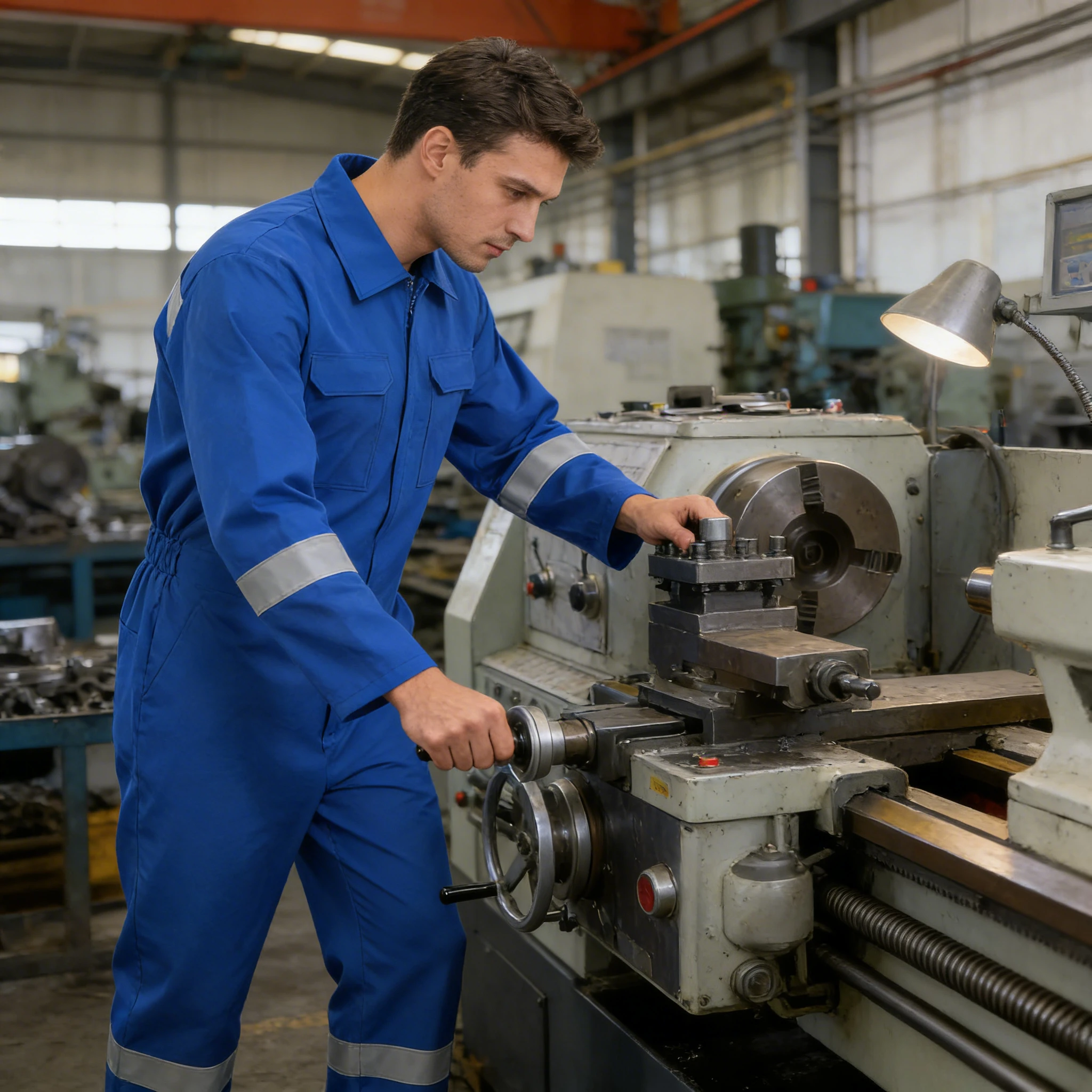 Men's Reflective Workwear Set Spring Autumn Durable Coverall for Mechanic Welder Shipyard
Men's Reflective Workwear Set Spring Autumn Durable Coverall for Mechanic Welder Shipyard